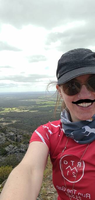 BIG EFFORT: Emma Mackley is running to help support men's health. Picture: CONTRIBUTED