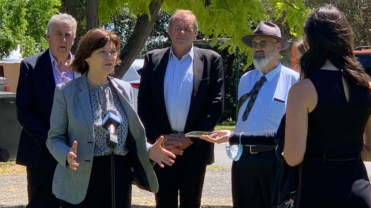 ANNOUNCEMENT: Minister for Regional Development Mary-Anne Thomas confirmed $455,000 will spent in the Northern Grampians upgrading two caravan parks. Picture: CONTRIBUTED