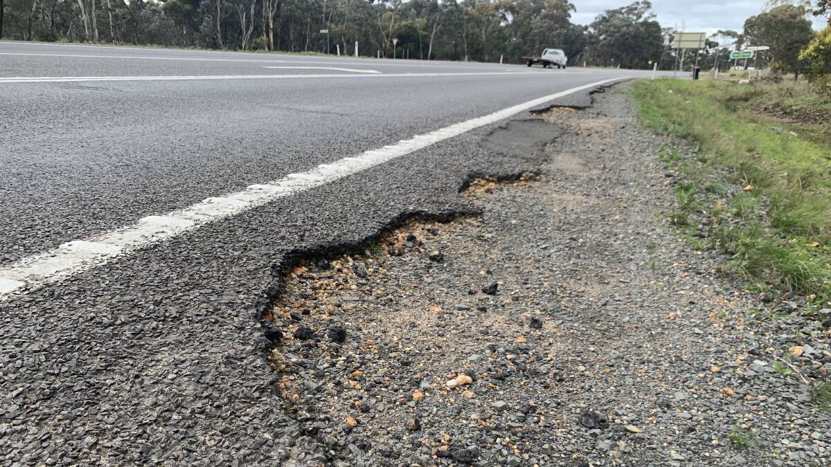 Driver concerns as Western Highway potholes develop