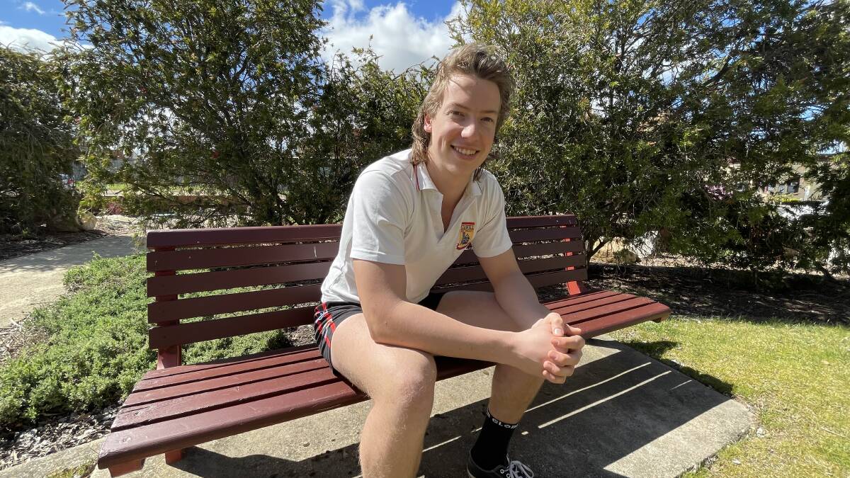 KEEPING BALANCED: Stawell Secondary College's Lachie Dalkin speaks on his year 12 experience so far. Picture: TALLIS MILES