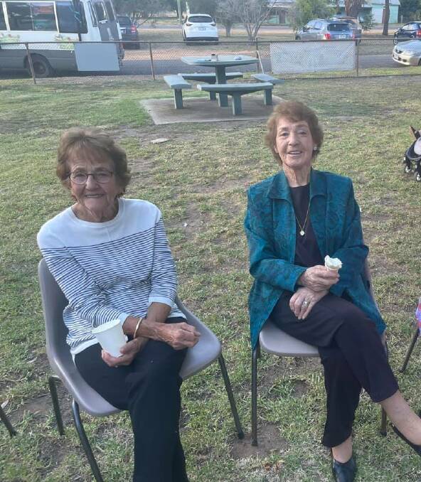 THANK YOU: Bobbie Driscoll (left) has been involved with Navarre Primary School for around 50 years. Pictures: CONTRIBUTED