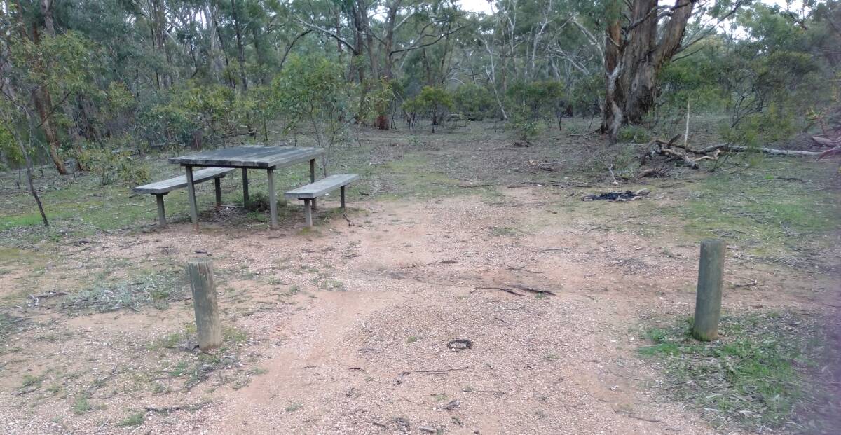 MISSING: A bollard has been removed at one of the Deep Lead Nature Conservation reserve sites. Picture: CONTRIBUTED