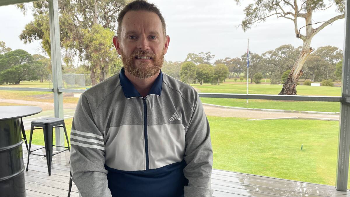 FRESH FACE: First time Stawell Golf Club captain David Hunter is ready for their 2021 summer season. Picture: TALLIS MILES