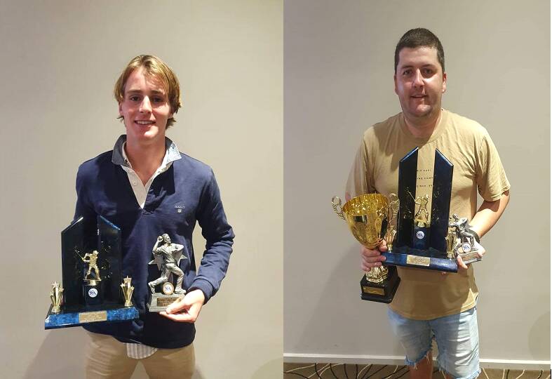 HONOUR: GCA cricketers James Phillips and Nic Baird have been named in the Central Highlands Cricket Region Team of the Year for the 2021-22 season. Picture: CONTRIBUED. 