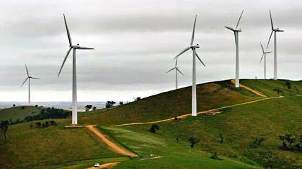 NEW PROJECT: A new wind farm and battery project to be built near Stawell. Picture: FILE. 