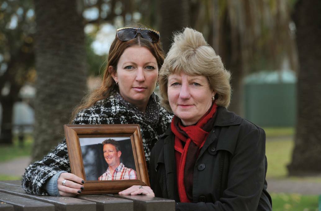 Horsham’s Sallie Koenig and her mother Margaret Millington of Nhill, pictured in 2012, have lobbied for a real-time monitoring system to prevent people addicted to prescription medication from ‘doctor shopping’. Sallie’s brother and Margaret’s son, Simon, died after a prescription drug overdose in February, 2010.