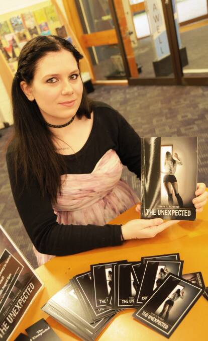 PUBLISHED: Steffi Patience launched her young adult novel The Unexpected at Stawell Library on Friday.