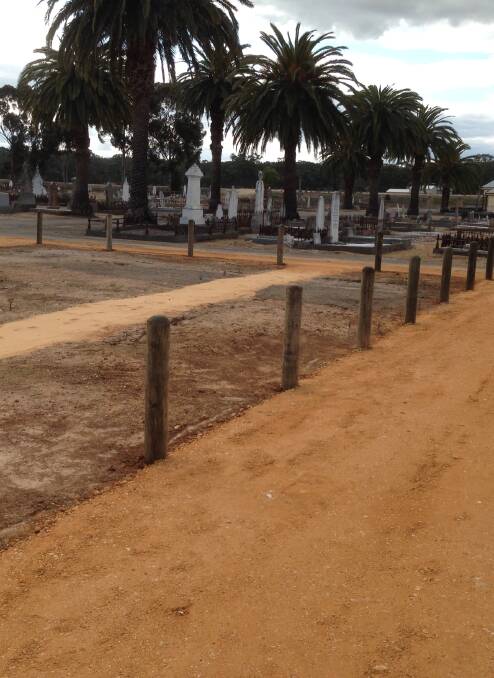 ACTION: Bollards have been installed at the St Arnaud cemetery.