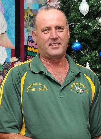 Navarre Football Netball Club's Andrew Murphy is predicting a good year. 