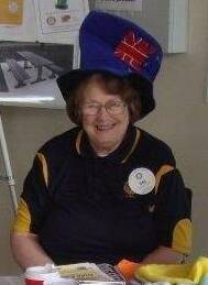 FUNDRAISER: Val Nicholson introduced Rotary hat day to Stawell.  