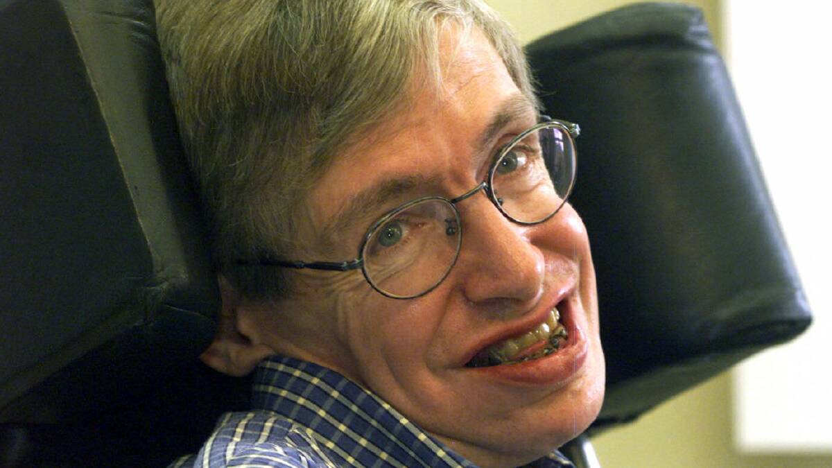 Professor Stephen Hawking. Photo: AP, Markus Schreiber