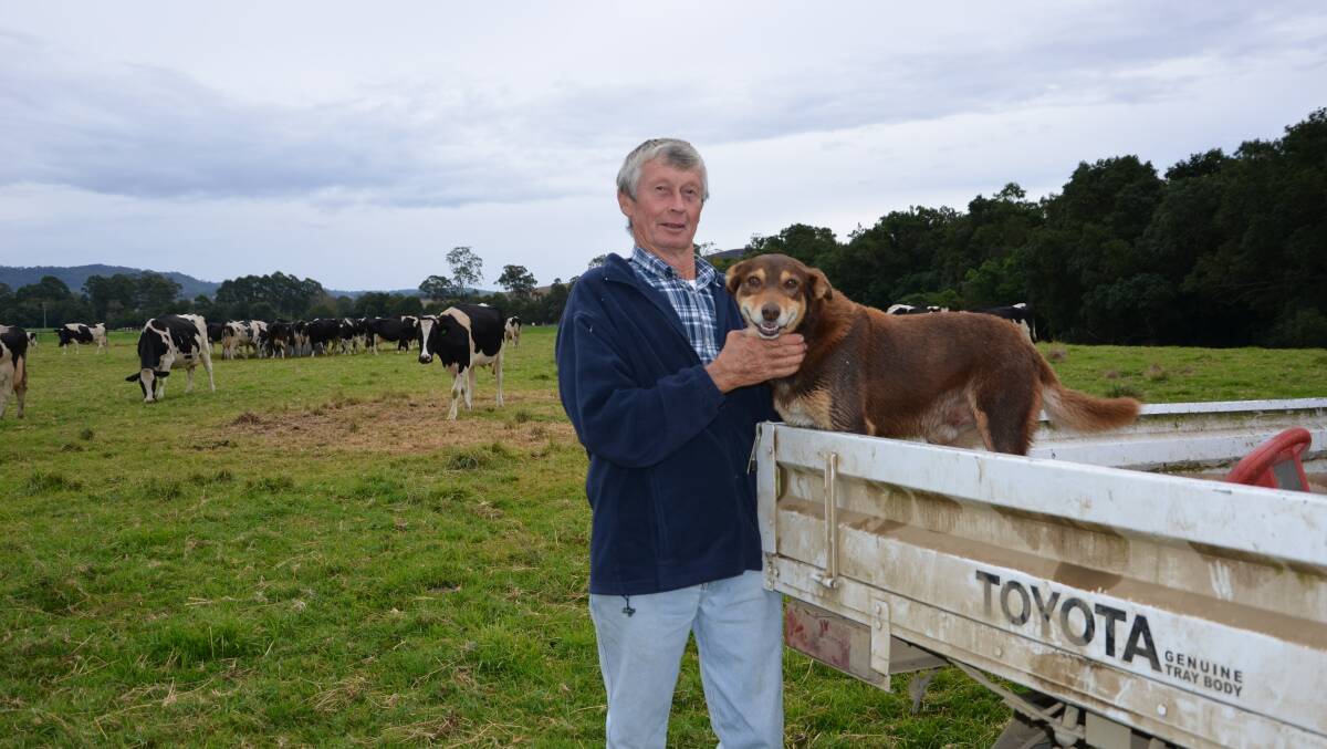 NOT BREAKING EVEN: John Hooke is a second generation dairy farmer and said things have never been tougher