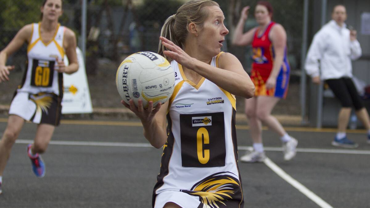 Great Western netballers in action earlier this season. Pictures: Peter Pickering.