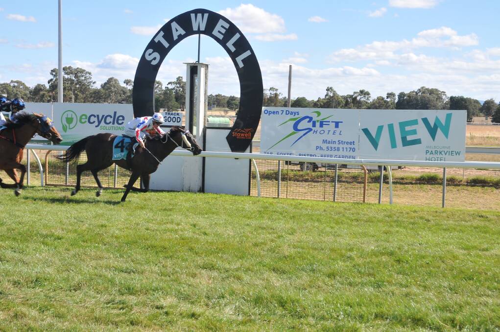Stawell's track in good condition last week when they held the Ararat Races.