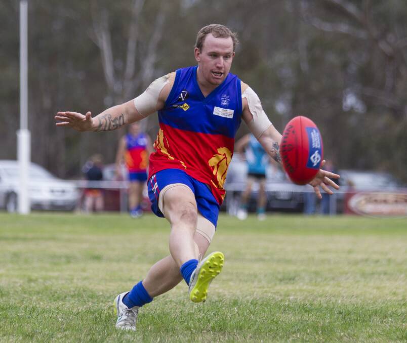 Good form: AJ Bourke will want to continue his good form this weekend when Great Western Lions meet Caramut. Picture: Peter Pickering
