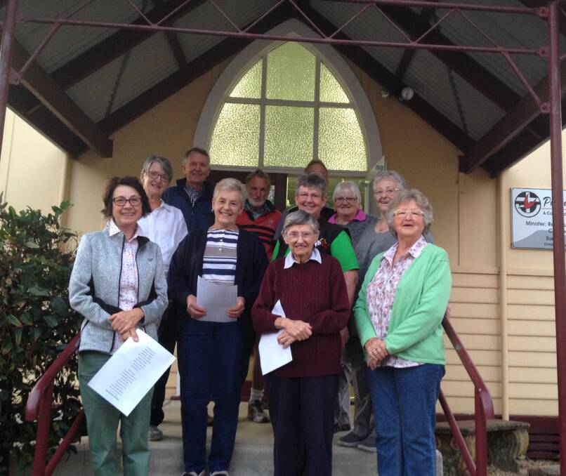 Fine tuned: Members of the Pomonal Community Choir are gearing up to host their Carols by Candlelight event at the Pomonal Primary School this Sunday. Caption below.
