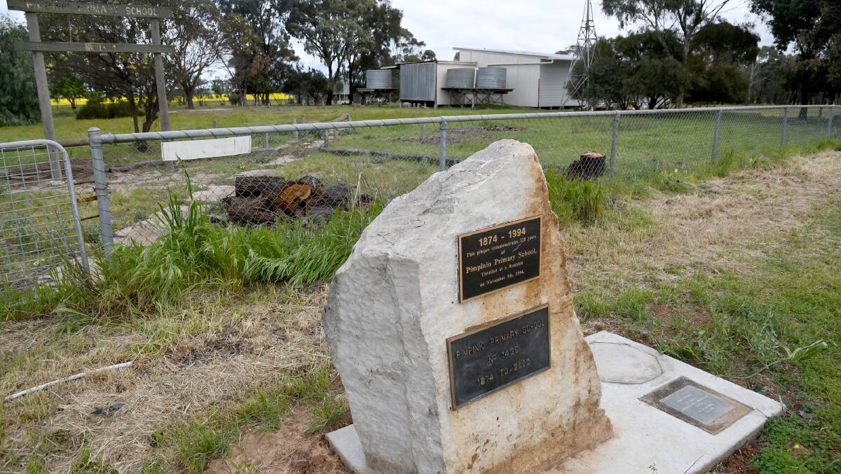 SOLD: The former Pimpinio school site, now marked by a memorial plaque, has been sold with the money received from the sale to be distributed back into the community. Picture: SAMANTHA CAMARRI