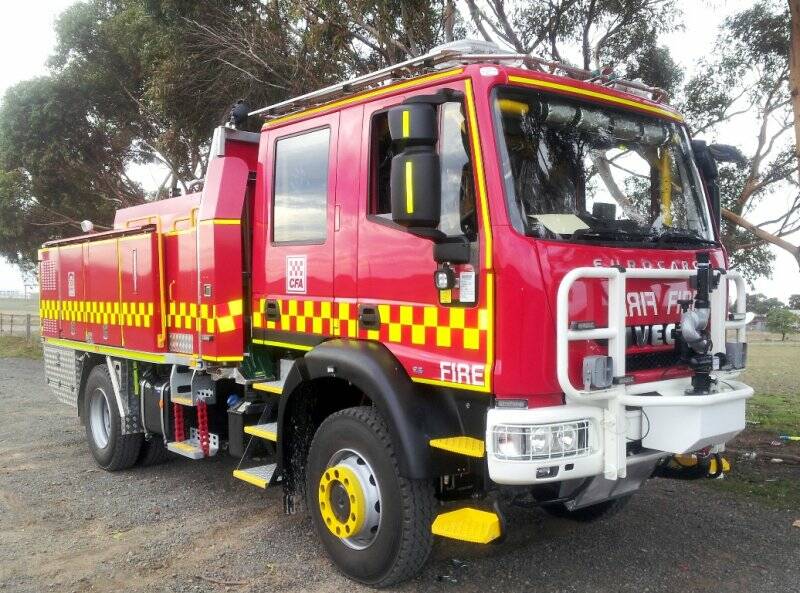 A tanker like the one the Minimay brigade uses, which was taken from the Lake Charlegrark Country Music Marathon on Saturday. Picture: COUNTRY FIRE AUTHORITY