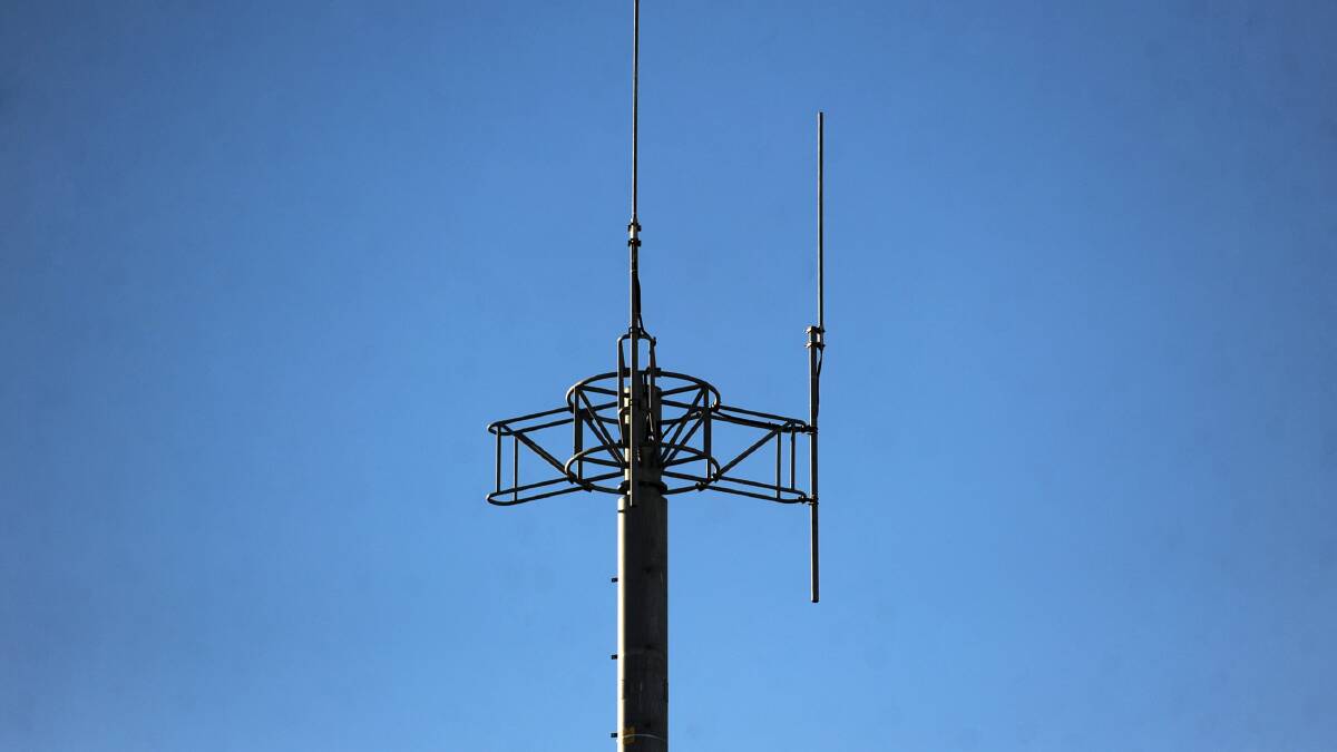 A mobile phone tower in Minyip.