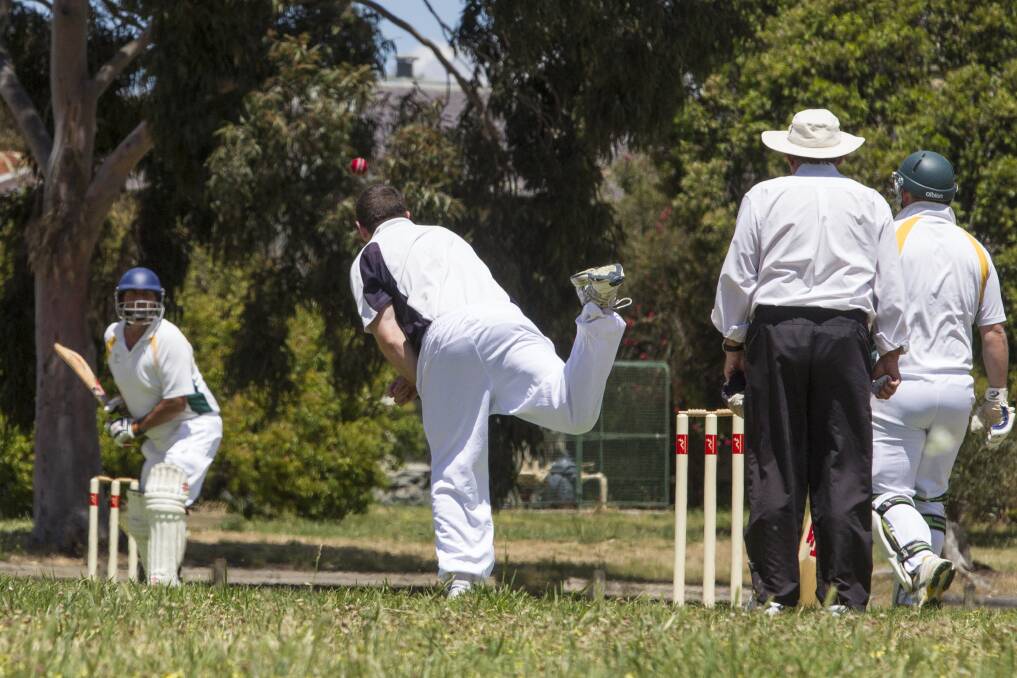 THREATENING: Aradale opening bowler Travis Horvatek is in good form. He has claimed 11 wickets from three innings, including a five wicket haul. Picture: Peter Pickering.