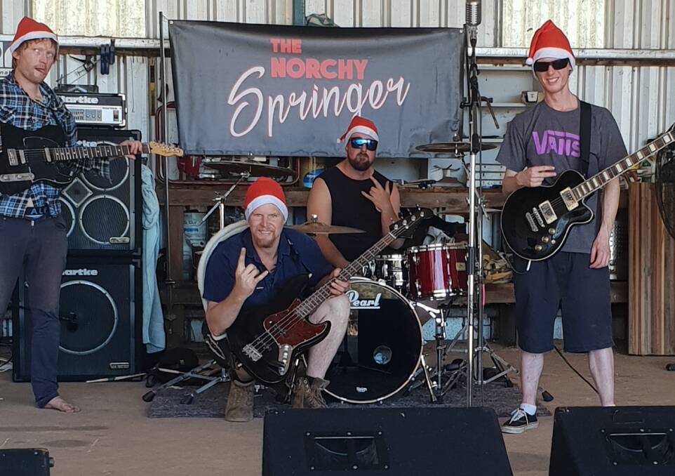 ROCKING OUT: Members of the Norchy Springer are excited for the upcoming show at Pomonal. Picture: CONTRIBUTED
