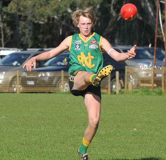 MOVING ON: Navarre's reigning senior football best and fairest winner Josh Fowkes will be playing in the Ballarat Football League in 2018. 
