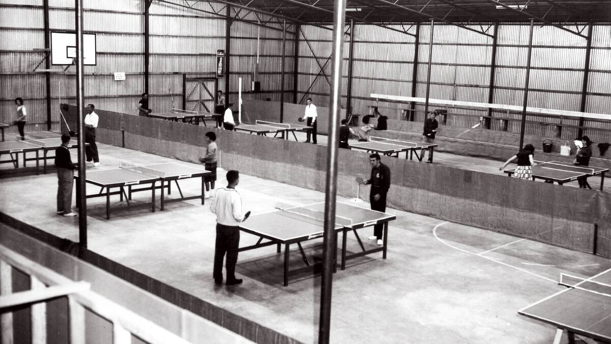 OUT WITH THE OLD: Jeff Pekin shared this photo of the early days of table tennis at Horsham's Maydale Pavilion - the association's home since 1963. 