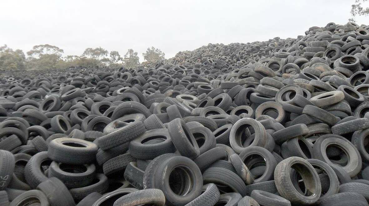 Stawell tyre yard.