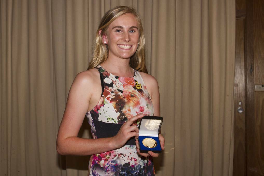 RELIEF: Stawell Secondary College dux Natasha Reading is celebrating after being offered a place in a Bachelor of Agriculture at Melbourne University. Picture: Peter Pickering 