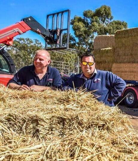 HAY RUN: Helper at the historic Hay Run, Troy Hendy from St Arnaud will be the guest speaker at the Navarre Australia Day celebrations. PICTURE: Supplied