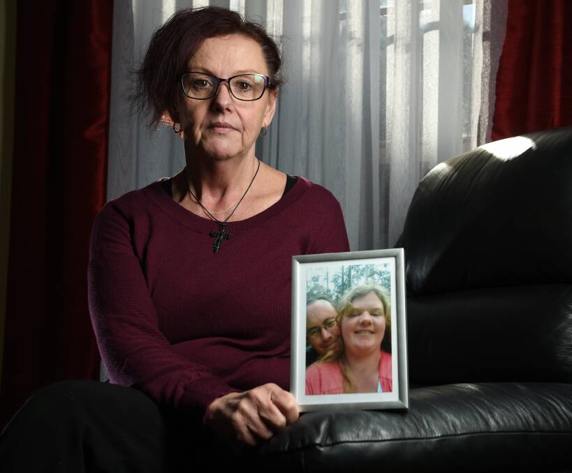 AWARENESS: South Albury mother Lainie Dunlop wants people to learn more about meningococcal disease, after it claimed the life of her daughter-in-law and left her son heartbroken. Picture: MARK JESER