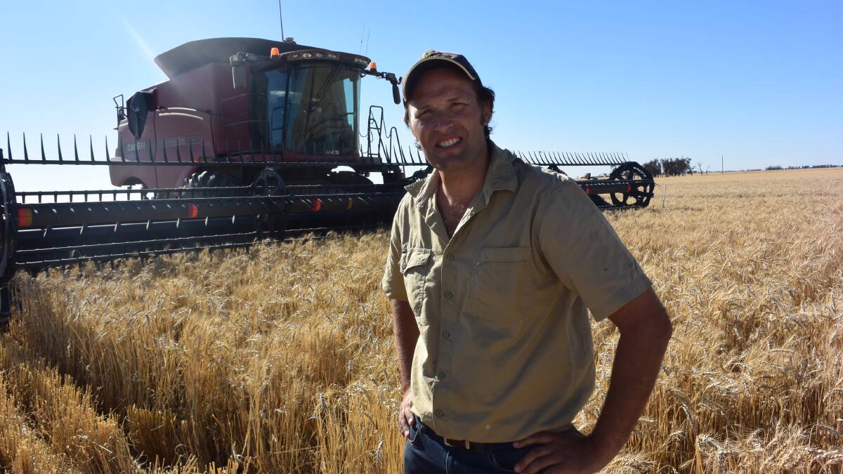 TAXING: Victorian Farmers Federation president and Murra Warra farmer David Jochinke, who believes the 2014/15 drop in Wimmera incomes shows the need for greater drought resiliance.
