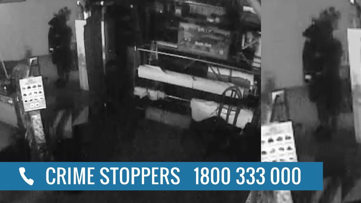 Police have asked the community for help in identifying this man, who burgled a Stawell business last month, 
