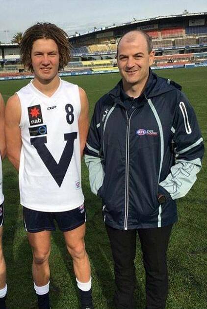 WIN: Thomas Berry captained his first win with the under-16 Vic Country side. Picture: CONTRIBUTED 