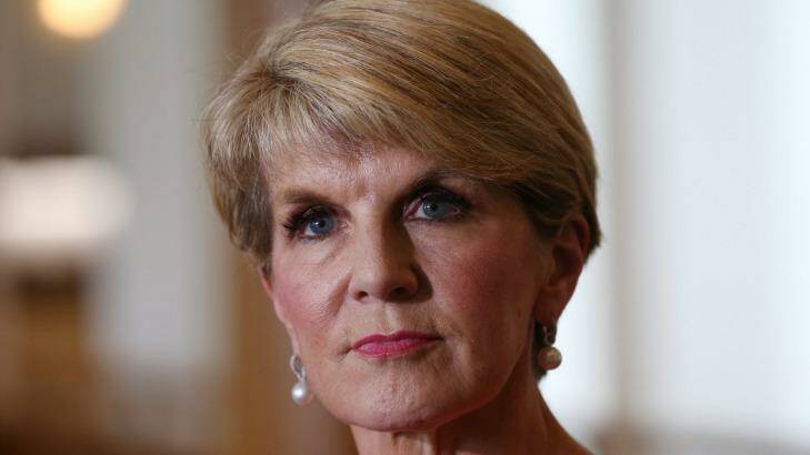 "This is one of the worst humanitarian disasters that we have witnessed in many, many years": Julie Bishop. Photo: Andrew Meares