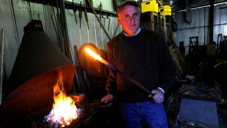 Former blacksmith and now Victorian senator John Madigan in 2010. Photo: Justin McManus