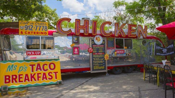 Ms P's food truck in Austin, Texas. Photo: Kylie McLaughlin