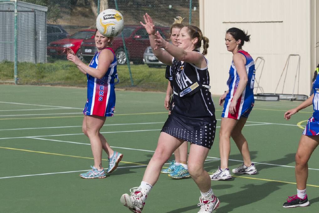Carly Croton was an important player in the Ararat Eagles win over SM&W Rovers last weekend. Picture: PETER PICKERING