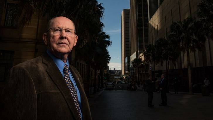 Graeme Frazer after giving evidence at the royal commission. Photo: Wolter Peeters