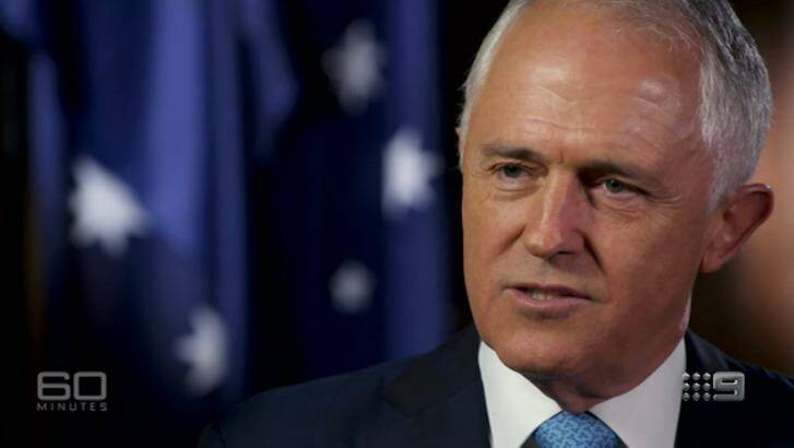 Prime Minister Malcolm Turnbull has still refused to talk about the details the phone call, saying only it was "frank and forthright". Photo: 60 Minutes