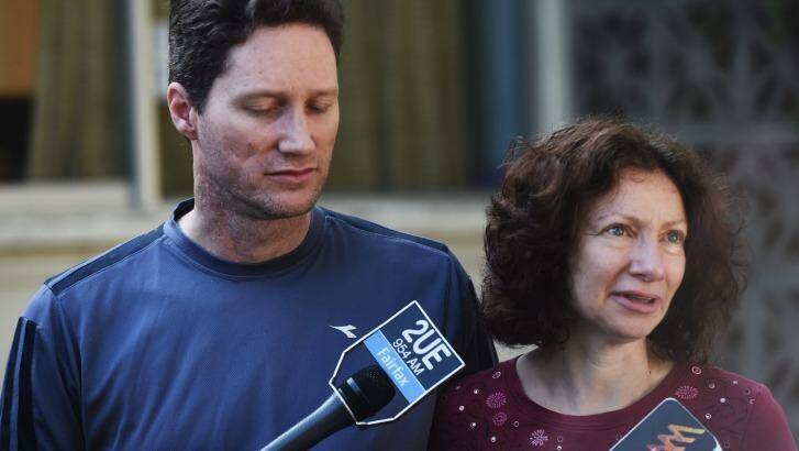 Michelle's parents Adam and Anne Levy. Photo: Nick Moir