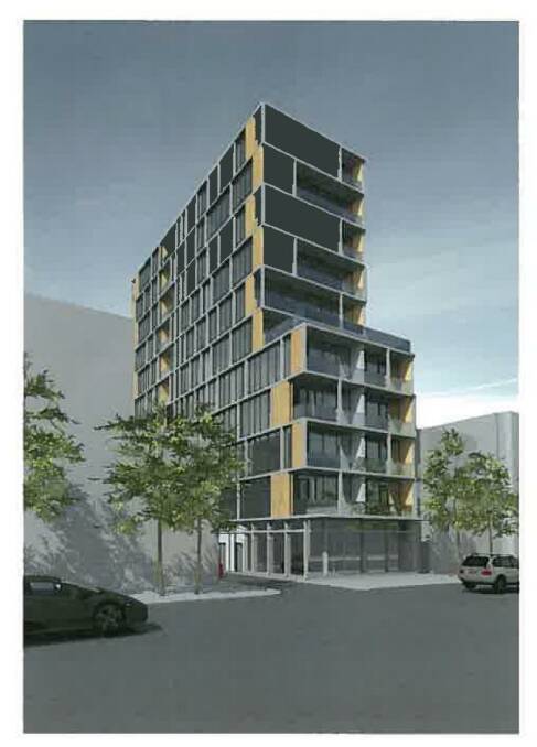 The proposed building for 31-33 Park Street in South Melbourne. Photo: Leigh Henningham