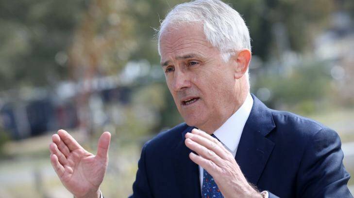 Prime Minister Malcolm Turnbull called on banks to pass on the full rate cut. Photo: Andrew Meares
