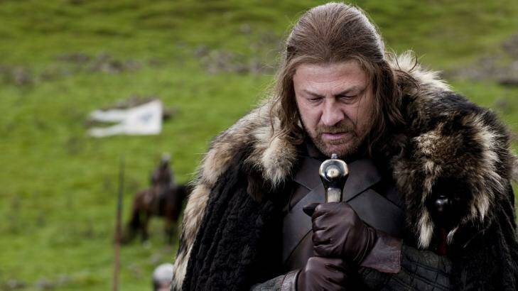 Sean Bean, who plays Ned Stark in Game of Thrones, has dropped a spoiler in a recent interview Photo: HBO 