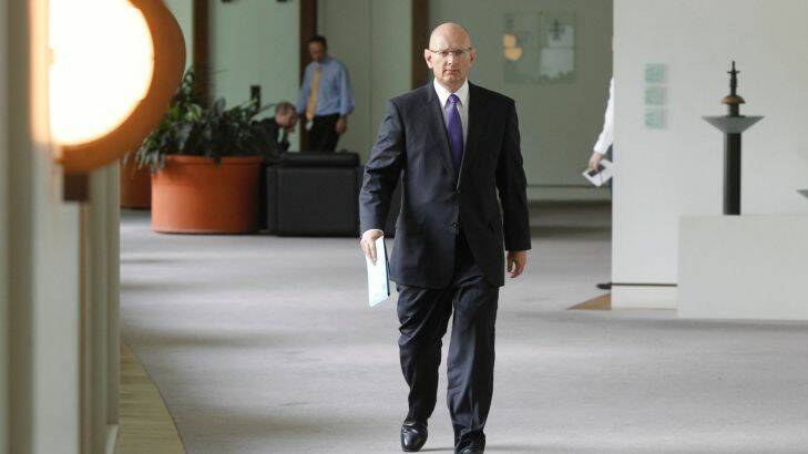 Shayne Neumann arrives for a shadow cabinet meeting in Canberra on Monday 21 October 2013. Photo: Andrew Meares