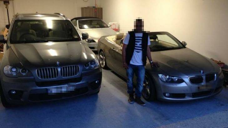 Cars owned by Baljit 'Bobby' Singh. Photo: Supplied