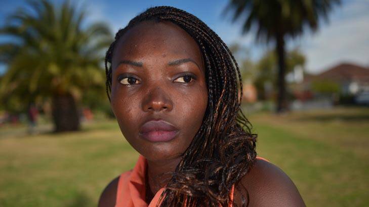Marie Claire Mukayiranga, a  Rwandan genocide survivor  who now lives in Melbourne. Photo: Joe Armao