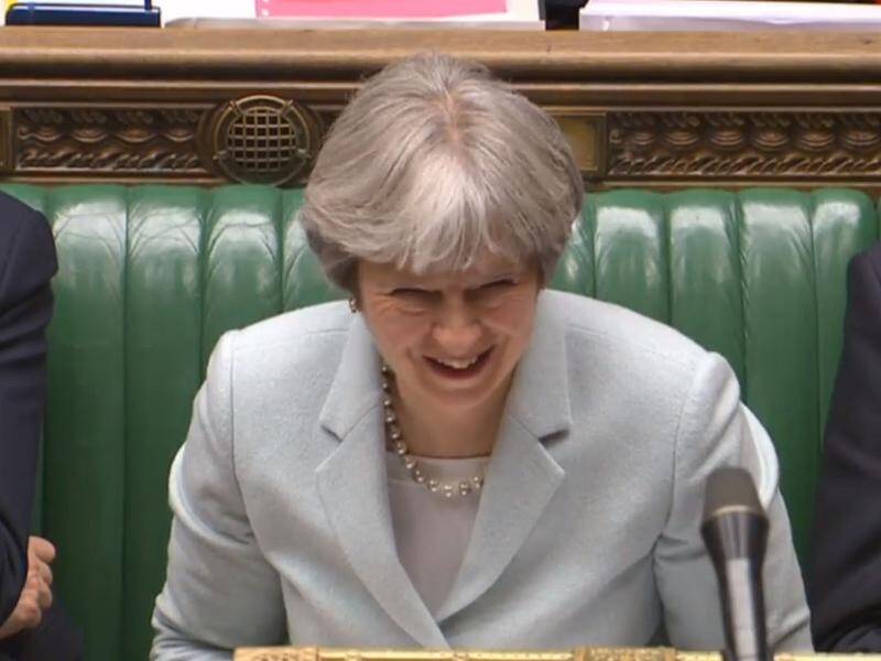 Theresa May was unamused at being told of the upcoming International Women's Day by Jeremy Corbyn.