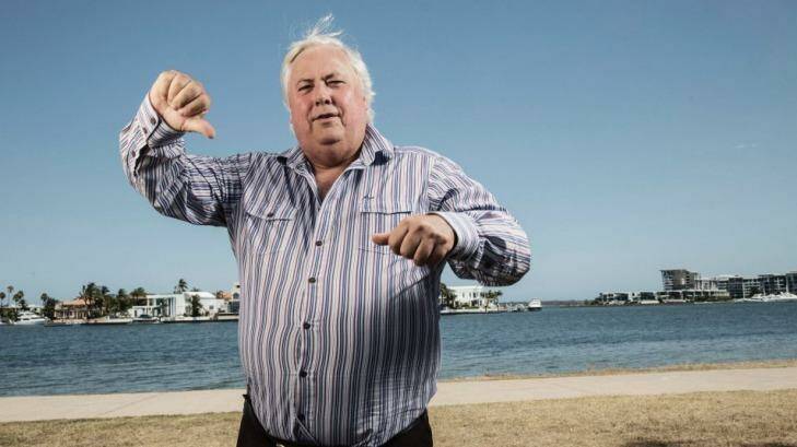 Clive Palmer says the Coalition's Direct Action policy is 'hopeless'.  Photo: Glenn Hunt