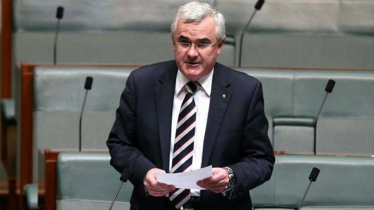 Former long-serving federal bureaucrat turned MP, Andrew Wilkie,  voted against the new laws. Photo: Alex Ellinghausen